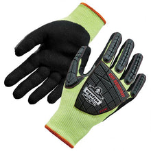 Load image into Gallery viewer, ProFlex 7141 Hi-Vis Nitrile Coated Cut-Resistant Gloves - ANSI A4, Wet Grip, Dorsal Protection