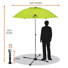 Load image into Gallery viewer, SHAX 6199 Lightweight Work Umbrella and Stand Kit