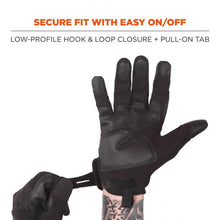 Load image into Gallery viewer, ProFlex 710BLK Abrasion-Resistant Black Tactical Gloves
