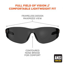 Load image into Gallery viewer, Skullerz SAGA Frameless Safety Glasses // Sunglasses