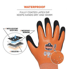 Load image into Gallery viewer, ProFlex 7551 Coated Cut-Resistant Winter Work Gloves - ANSI A5, Waterproof