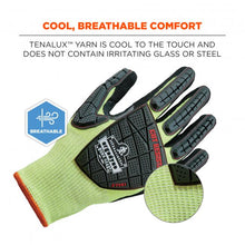 Load image into Gallery viewer, ProFlex 7141 Hi-Vis Nitrile Coated Cut-Resistant Gloves - ANSI A4, Wet Grip, Dorsal Protection