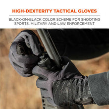 Load image into Gallery viewer, ProFlex 812BLK High-Dexterity Black Tactical Gloves