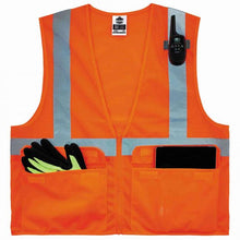 Load image into Gallery viewer, GloWear 8225Z Solid Hi-Vis Safety Vest - Type R, Class 2, Standard, Zipper