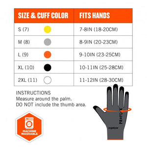 ProFlex 7000 Nitrile Coated Gloves – Microfoam Palm, 15g
