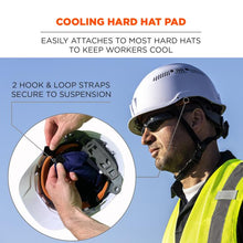 Load image into Gallery viewer, Chill-Its 6715 Evaporative Hard Hat Cooling Pad- Polymers - Pack of 24