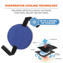 Load image into Gallery viewer, Chill-Its 6715 Evaporative Hard Hat Cooling Pad- Polymers - Pack of 24