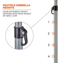 Load image into Gallery viewer, SHAX 6199 Lightweight Work Umbrella and Stand Kit