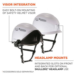 Skullerz 8975V Class C Safety Helmet with Visor Kit