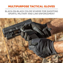 Load image into Gallery viewer, ProFlex 710BLK Abrasion-Resistant Black Tactical Gloves