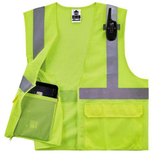 Load image into Gallery viewer, GloWear 8220Z Mesh Hi-Vis Safety Vest - Type, R Class 2, Zipper, Standard