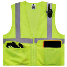 Load image into Gallery viewer, GloWear 8220Z Mesh Hi-Vis Safety Vest - Type, R Class 2, Zipper, Standard
