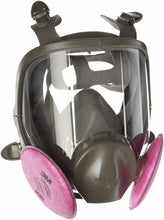Load image into Gallery viewer, 3M 6800 LIGHTWEIGHT REUSABLE FULL FACEPIECE RESPIRATOR WITH P100 FILTERS (M)