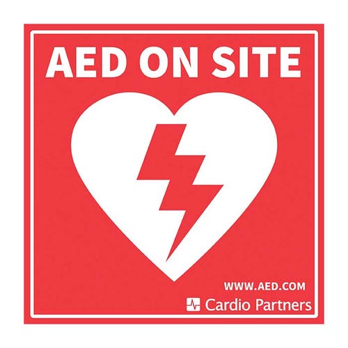 AED Window Decal