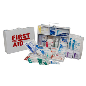 25-PERSON FIRST AID KIT - METAL CASE