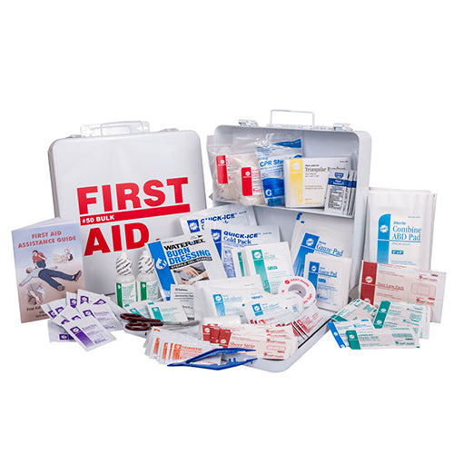 50-PERSON FIRST AID KIT - METAL CASE
