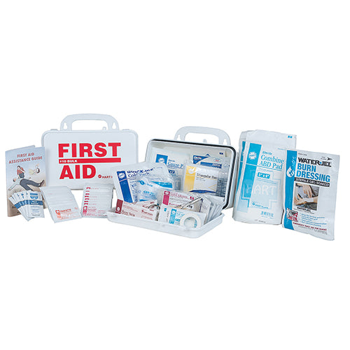 10-PERSON FIRST AID KIT - POLYPROPYLENE CASE