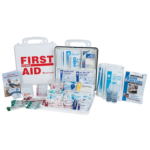 50-PERSON FIRST AID KIT - POLYPROPYLENE CASE