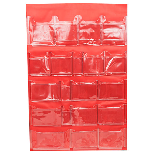 20 POCKET POUCH FOR 4-SHELF FIRST AID CABINET